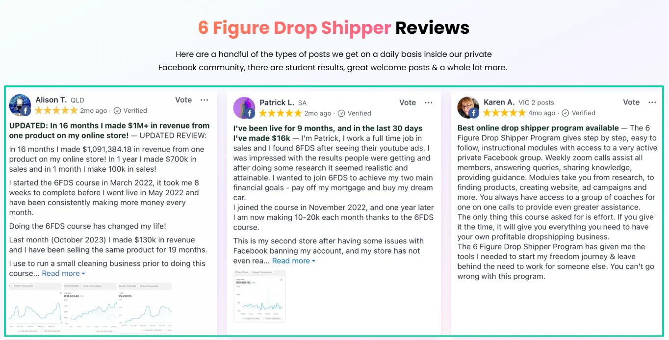 avis six figure drop shipper
