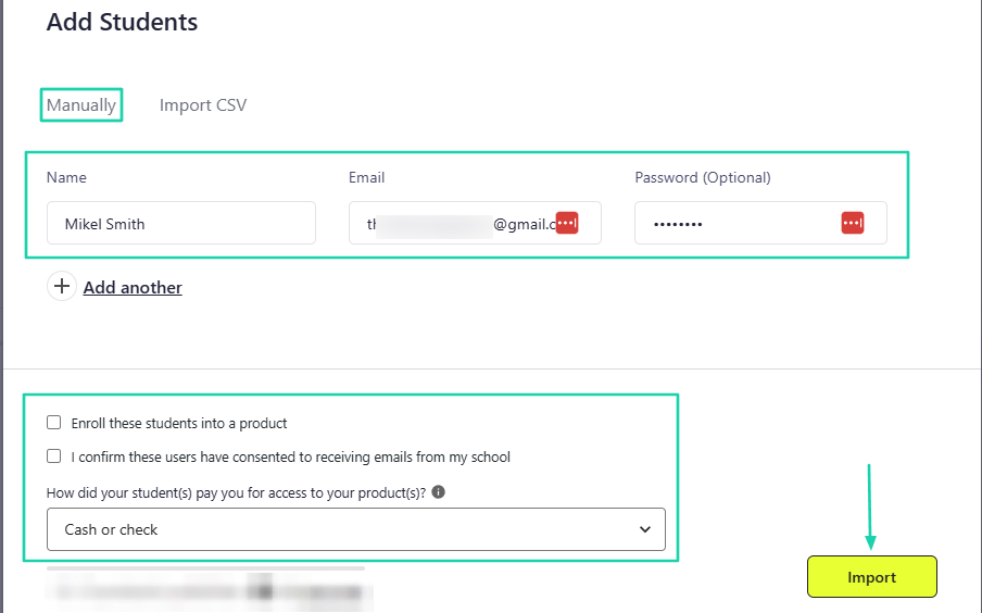 Teachable: you can, at the same time, enroll the student into a product and specify how they paid for access to your…