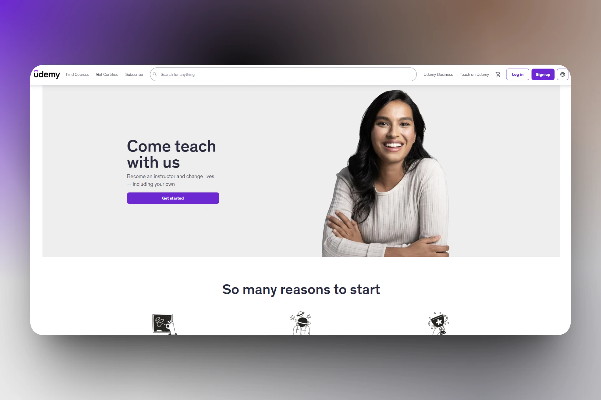 The platform already has enrolled students who purchase and access training in various subjects.