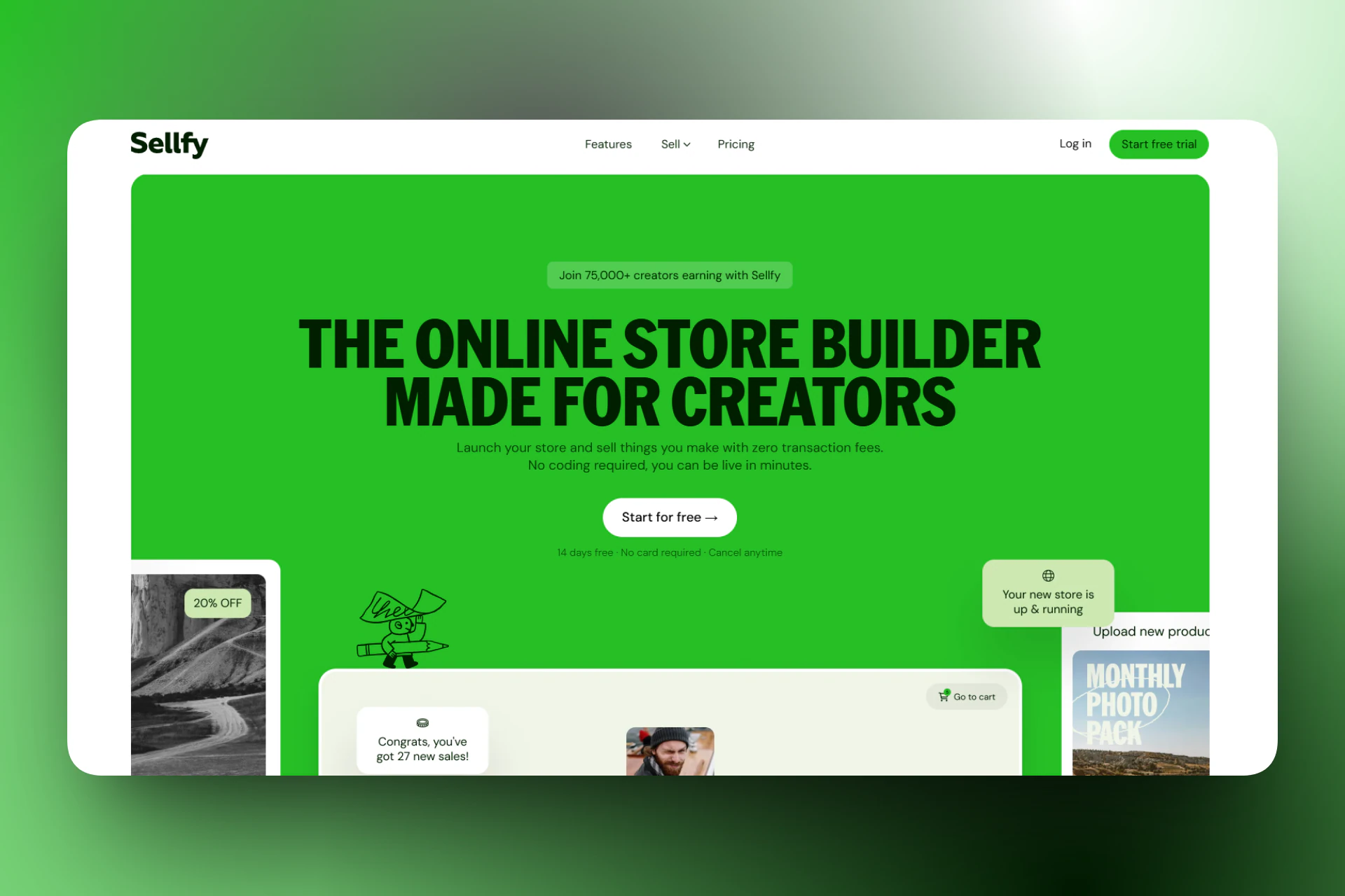 It provides a simple storefront, built-in marketing tools, and secure product delivery.