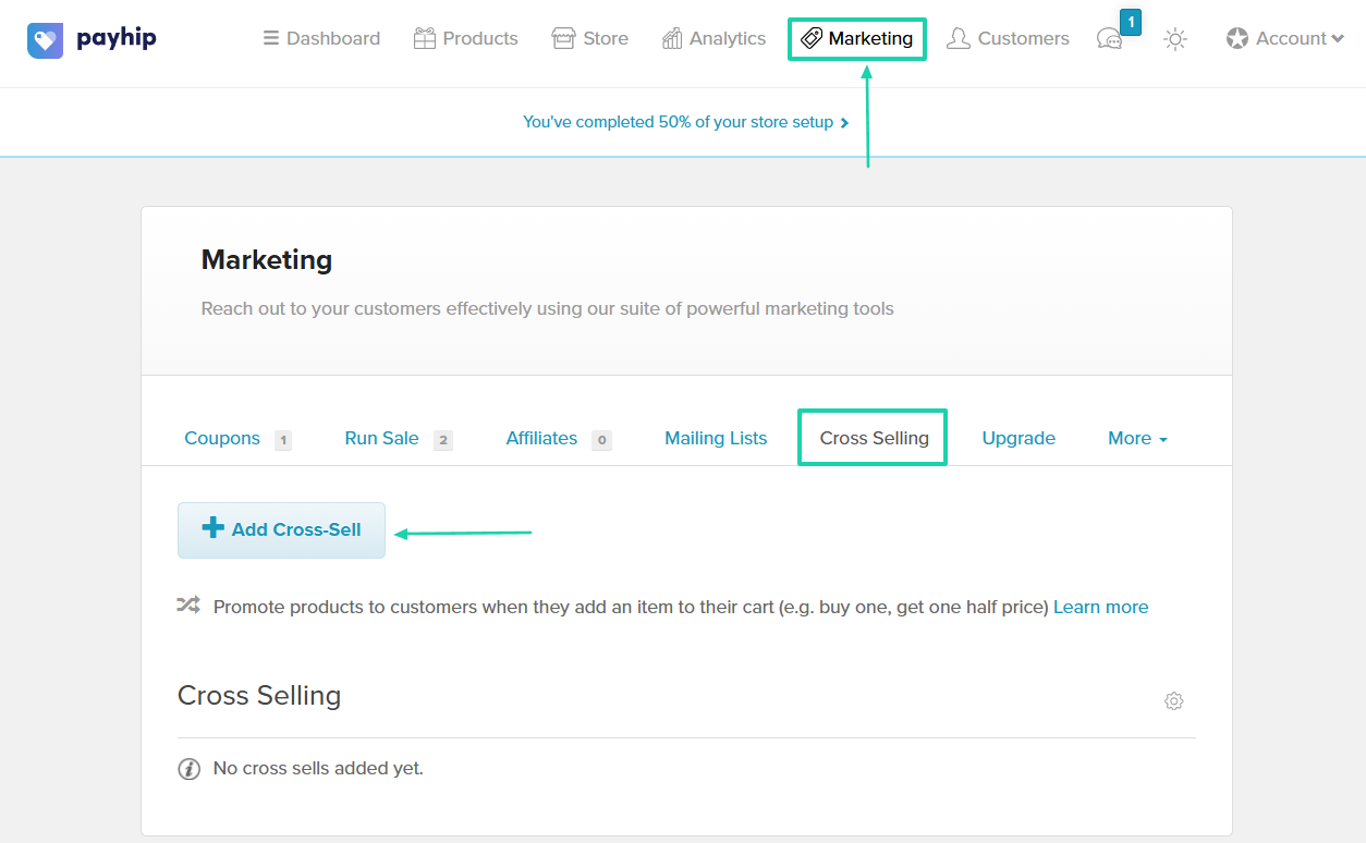 Payhip: marketing screenshot