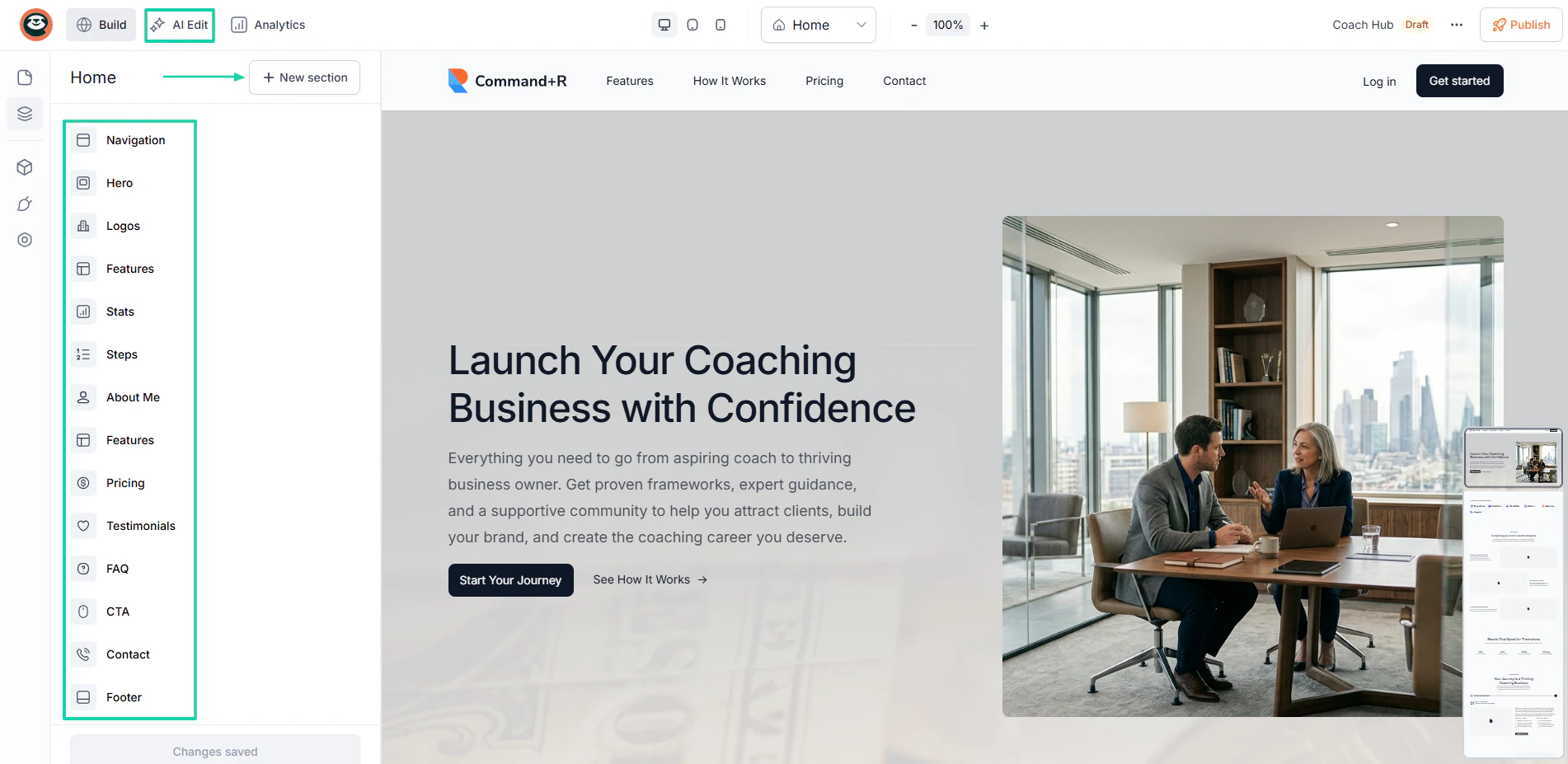 ai edit on learnworlds alternative