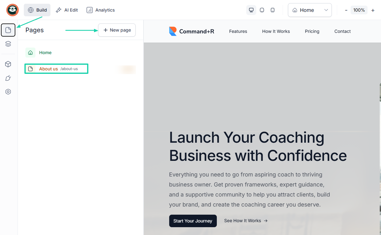 Easytools: websites showing “About us” — checkout