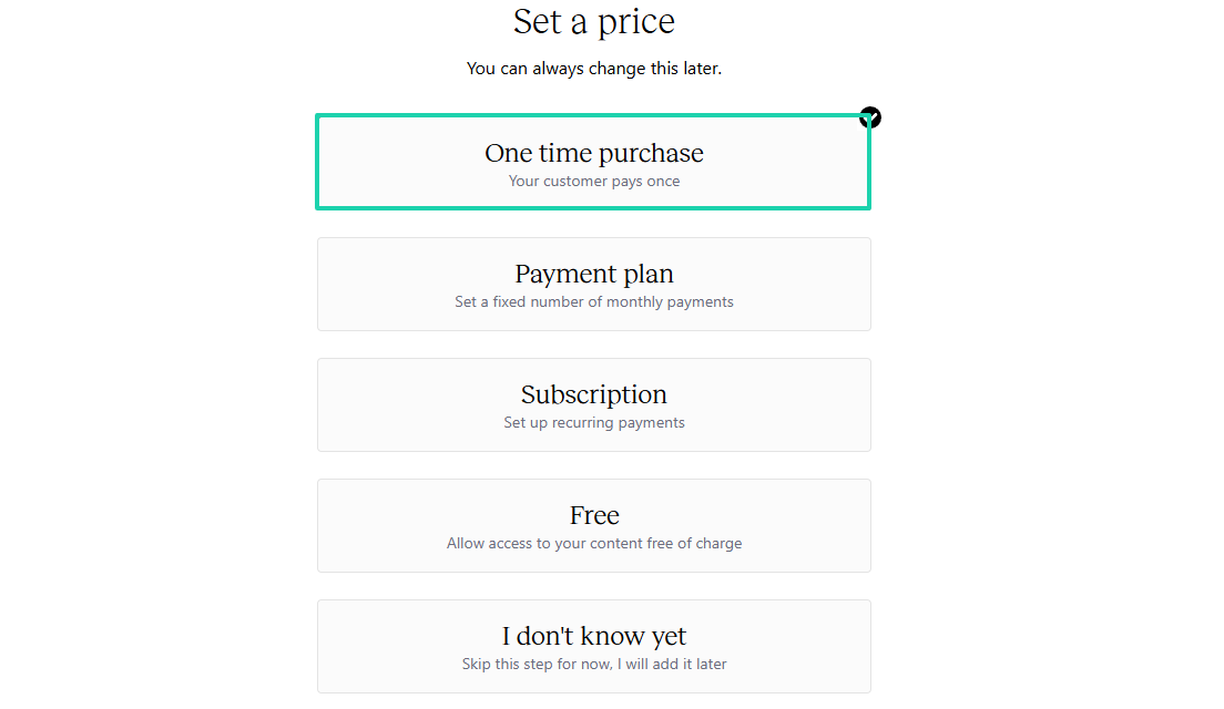 Teachable: courses screenshot view 2