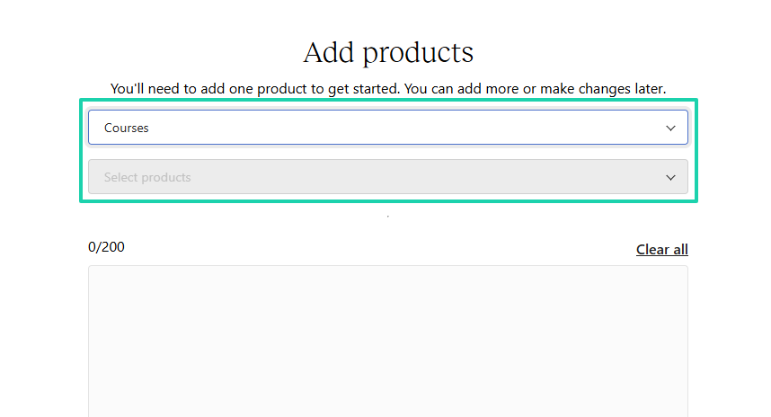 Teachable interface screenshot