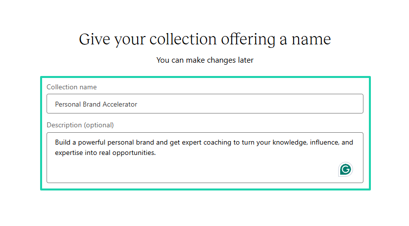 Teachable: collections screenshot