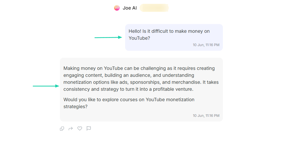 Graphy lets you create AI agents that can answer questions and provide guidance.