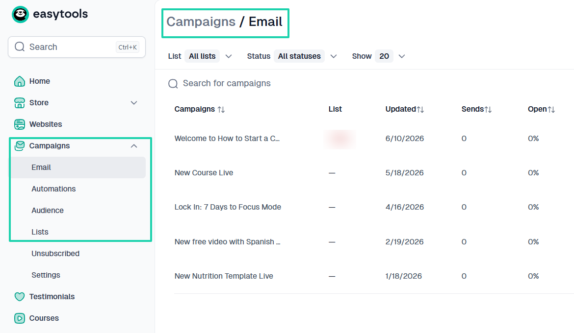 Or, when you want to run campaigns and automations, will you switch to another platform because you chose a…