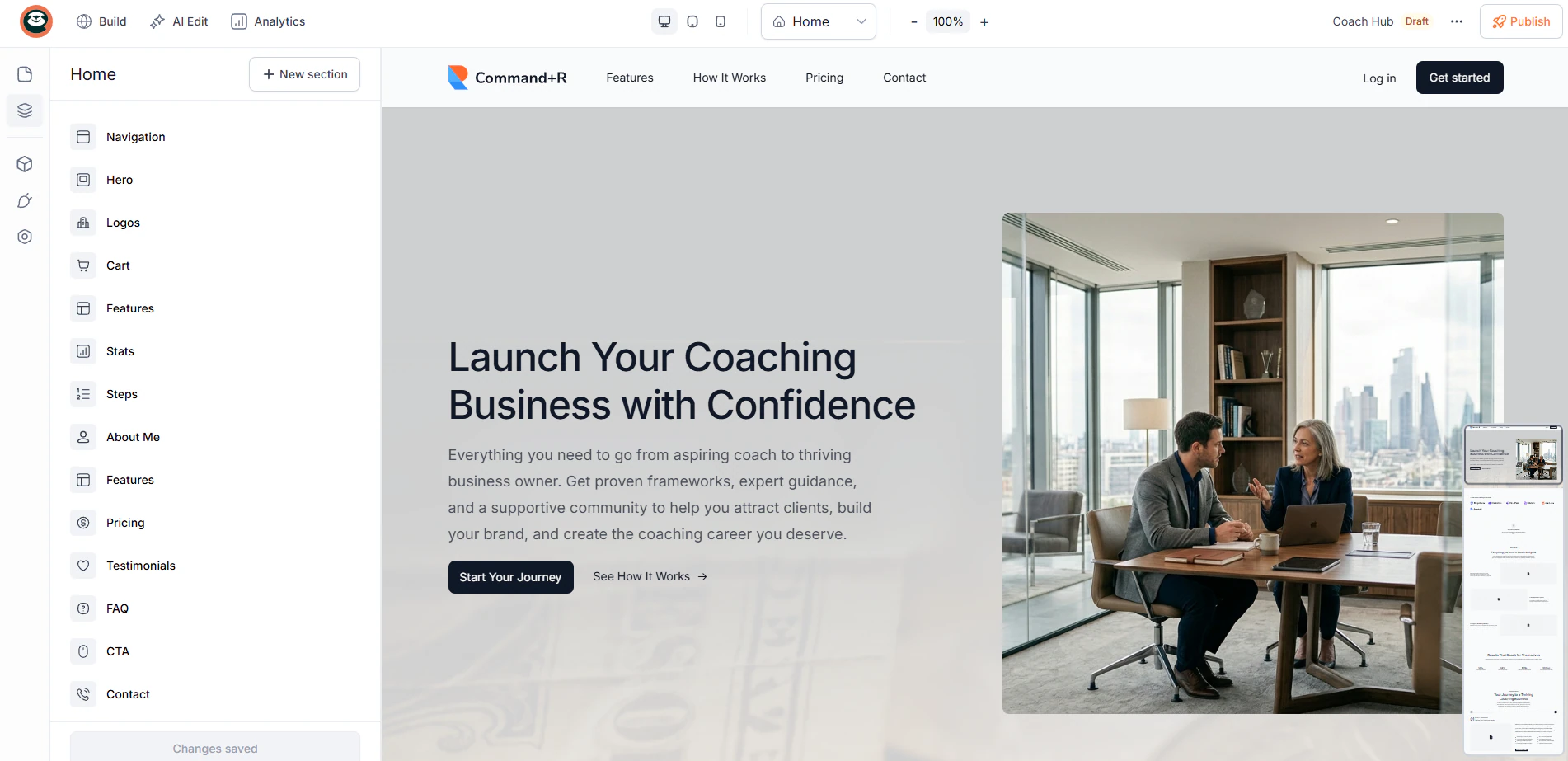 You may reach a point in the future when you need a professional website to promote your services.