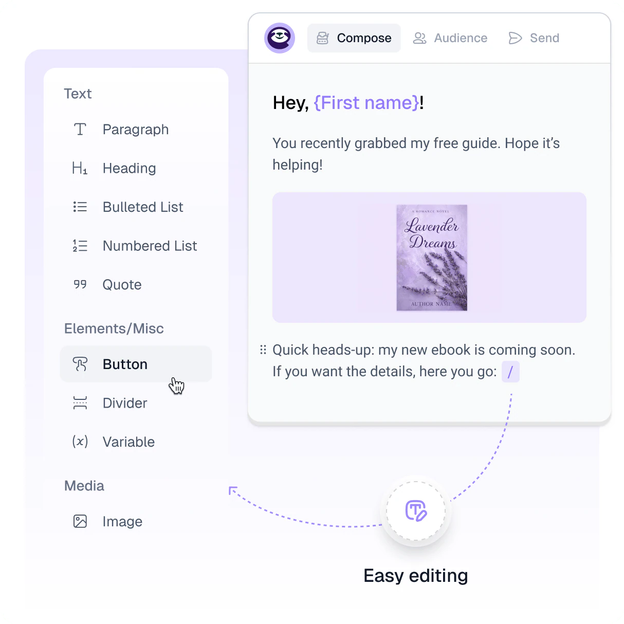 Easymail campaign editor
