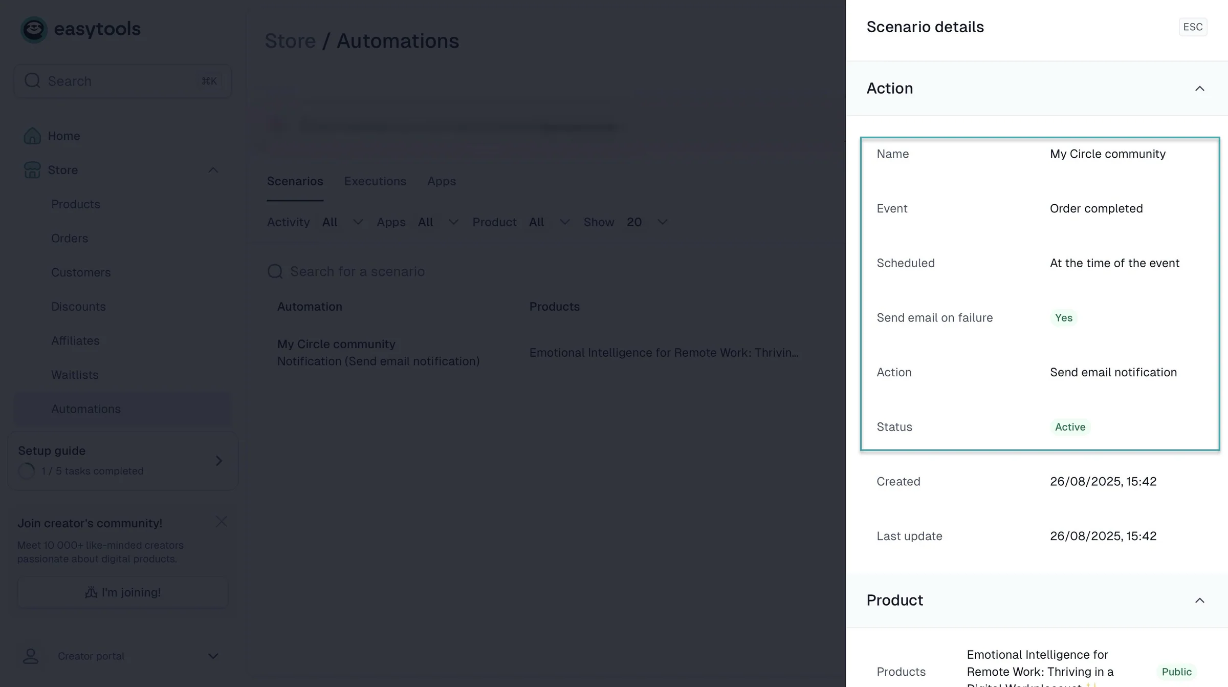 automation setup on clickfunnels alternative
