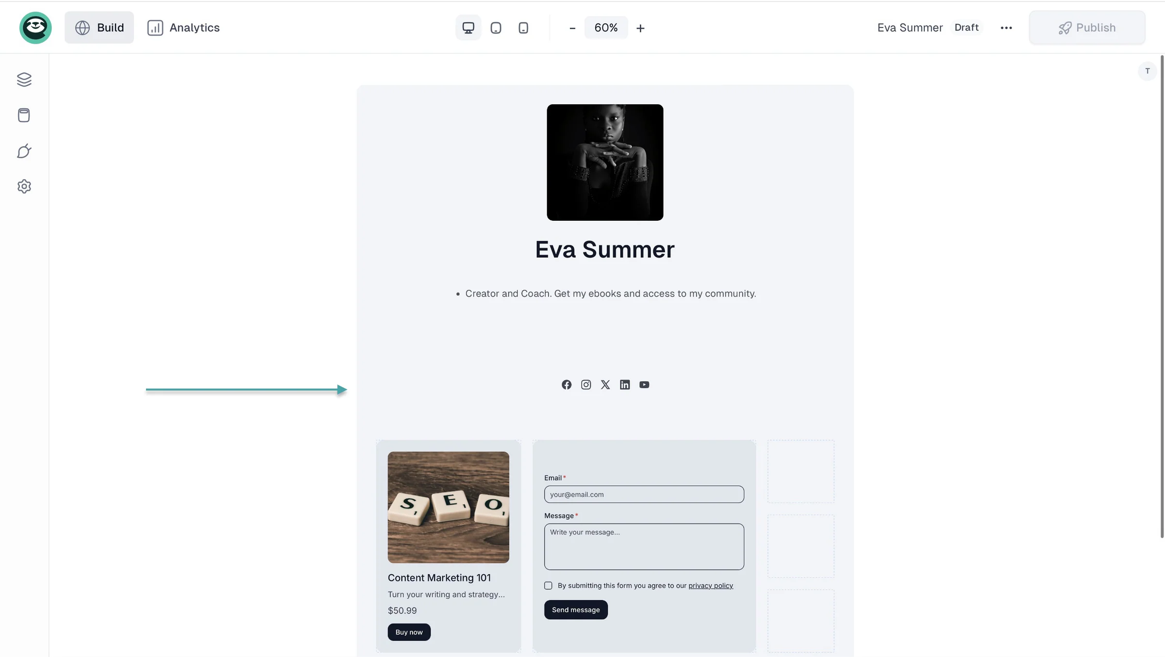 creator page on clickfunnels alternative