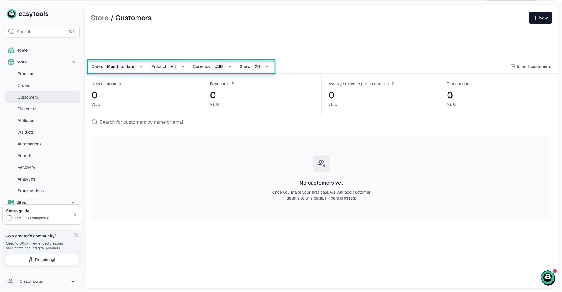 payhip vs gumroad - easytools customer analytics