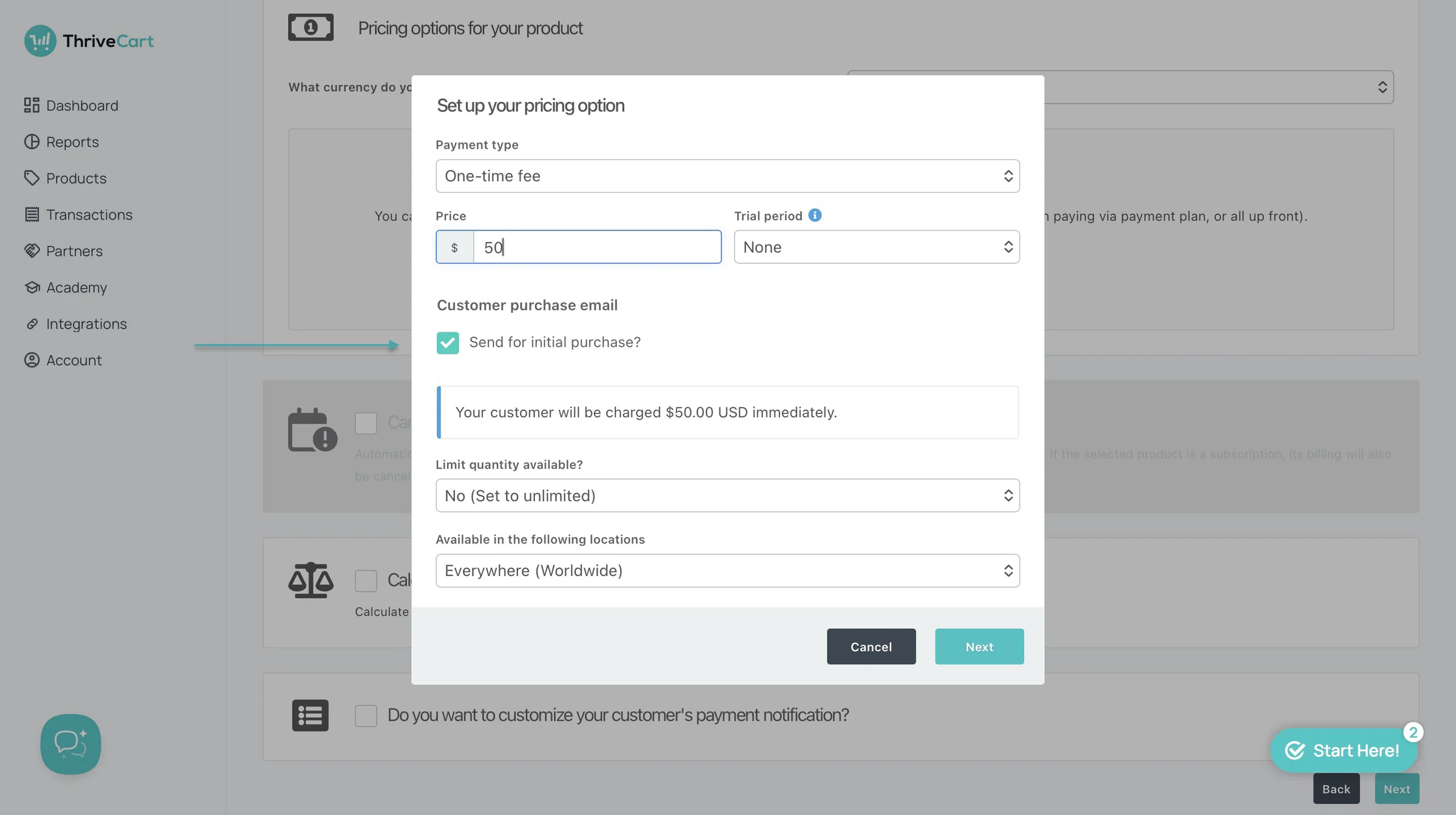 add price on clickfunnels alternative