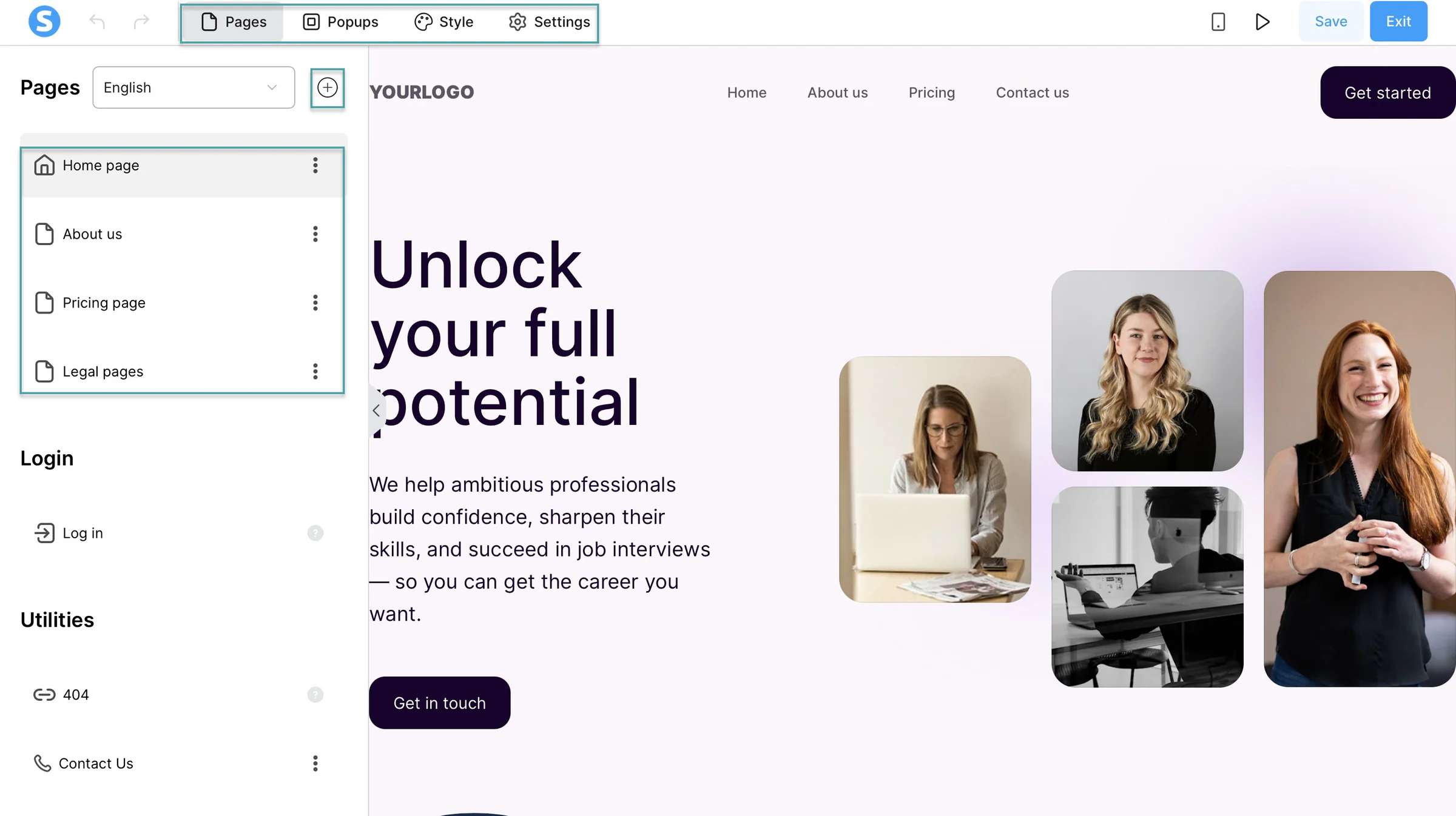 website editor on clickfunnels alternative