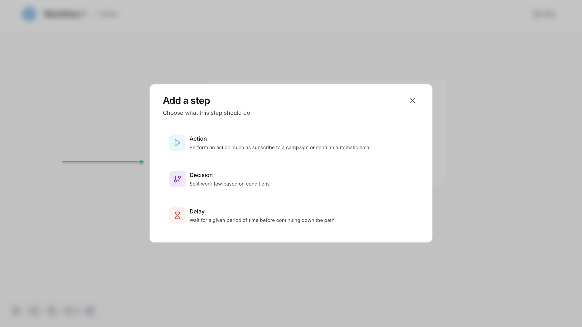 add a workflow automation step