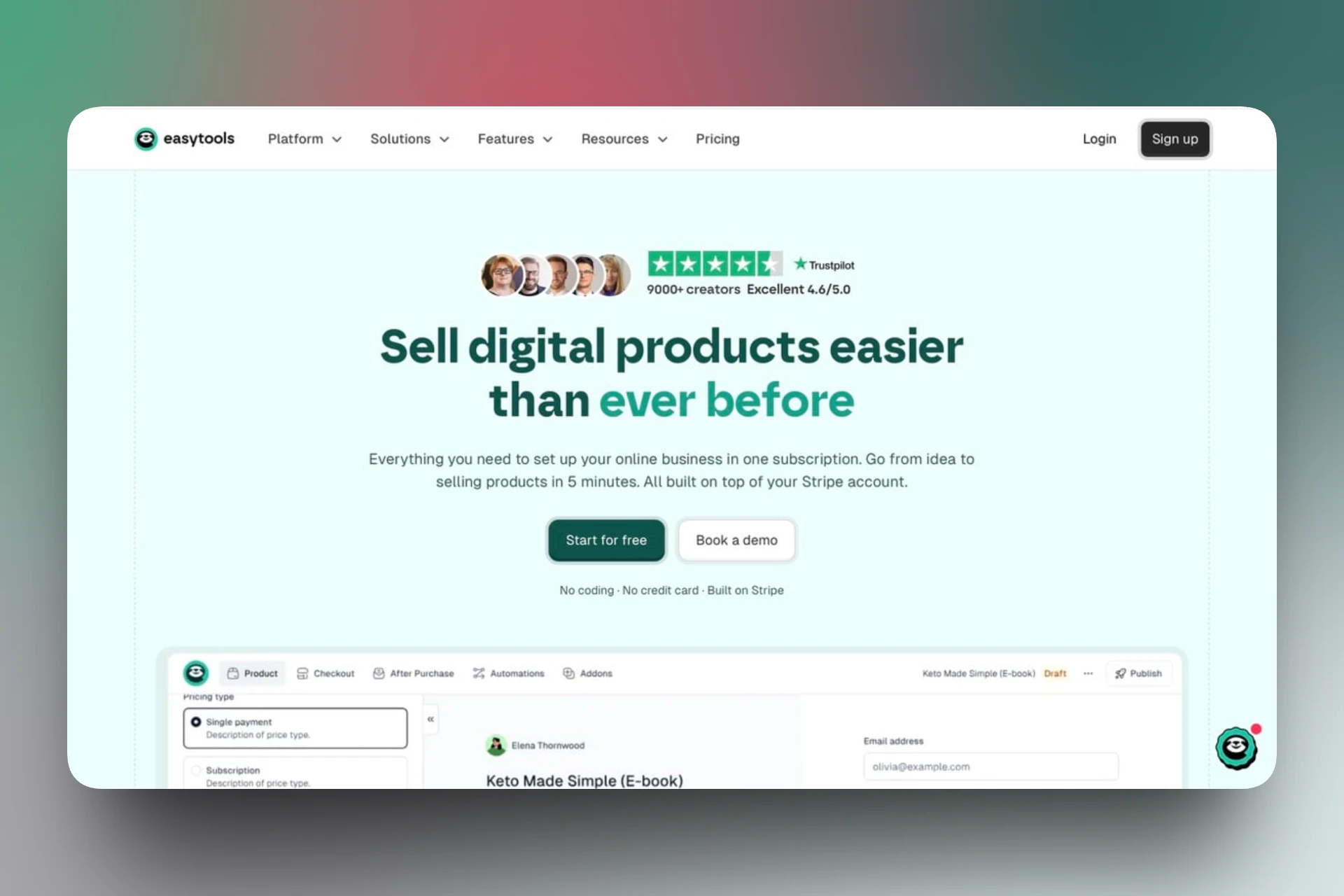 Easytools - top clickfunnels alternative