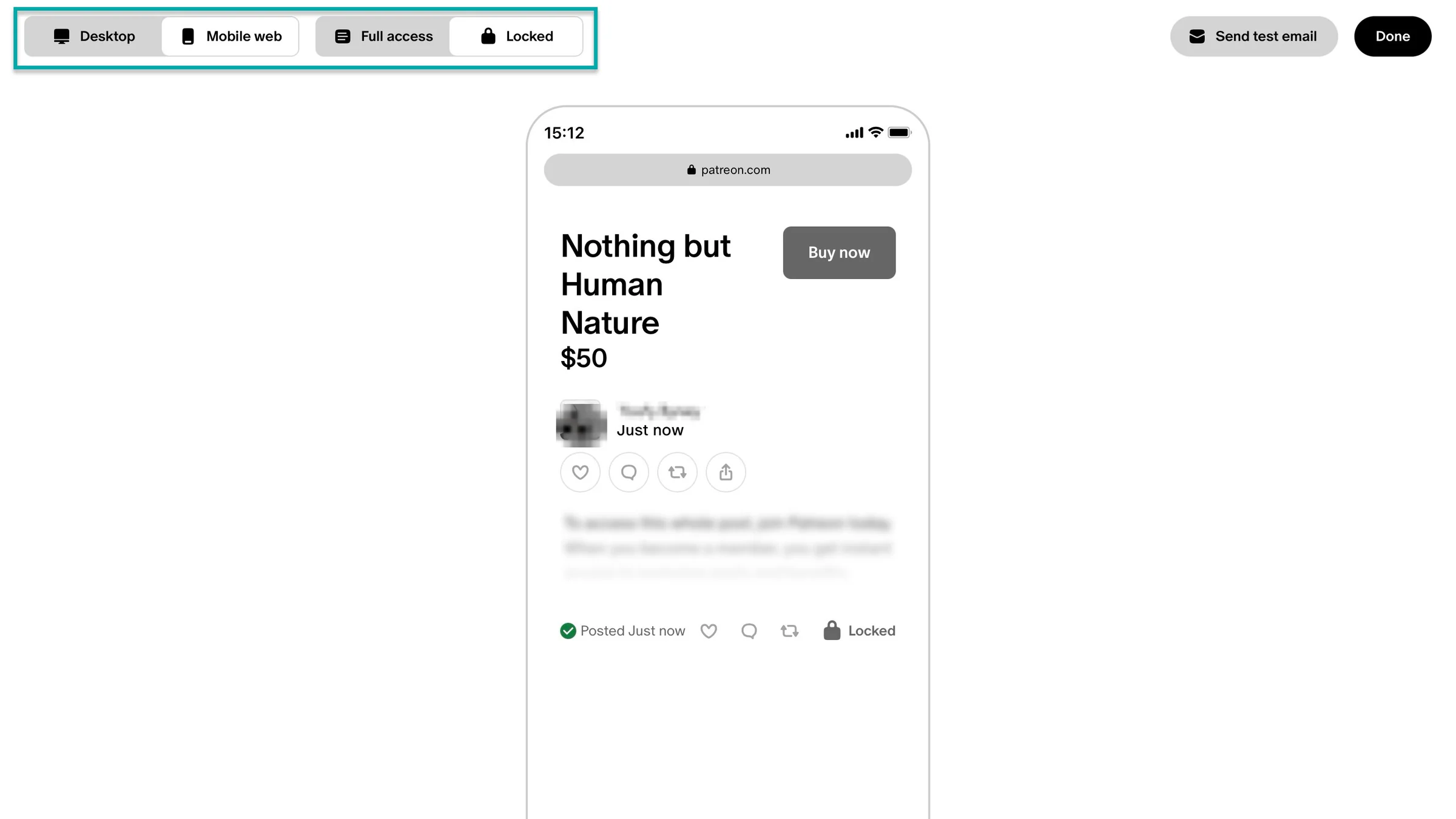 product preview on buy me a coffee alternative