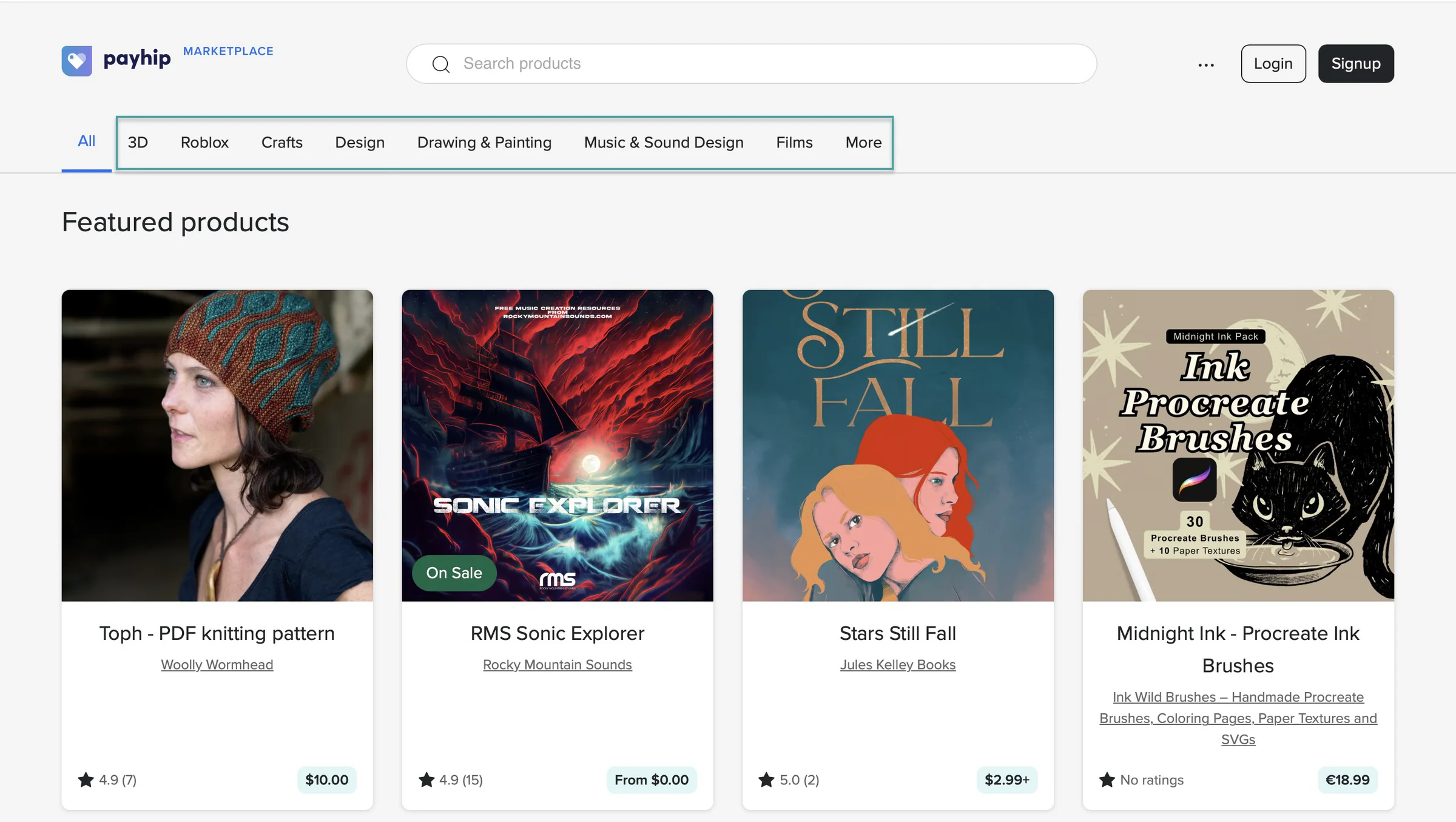 payhip marketplace