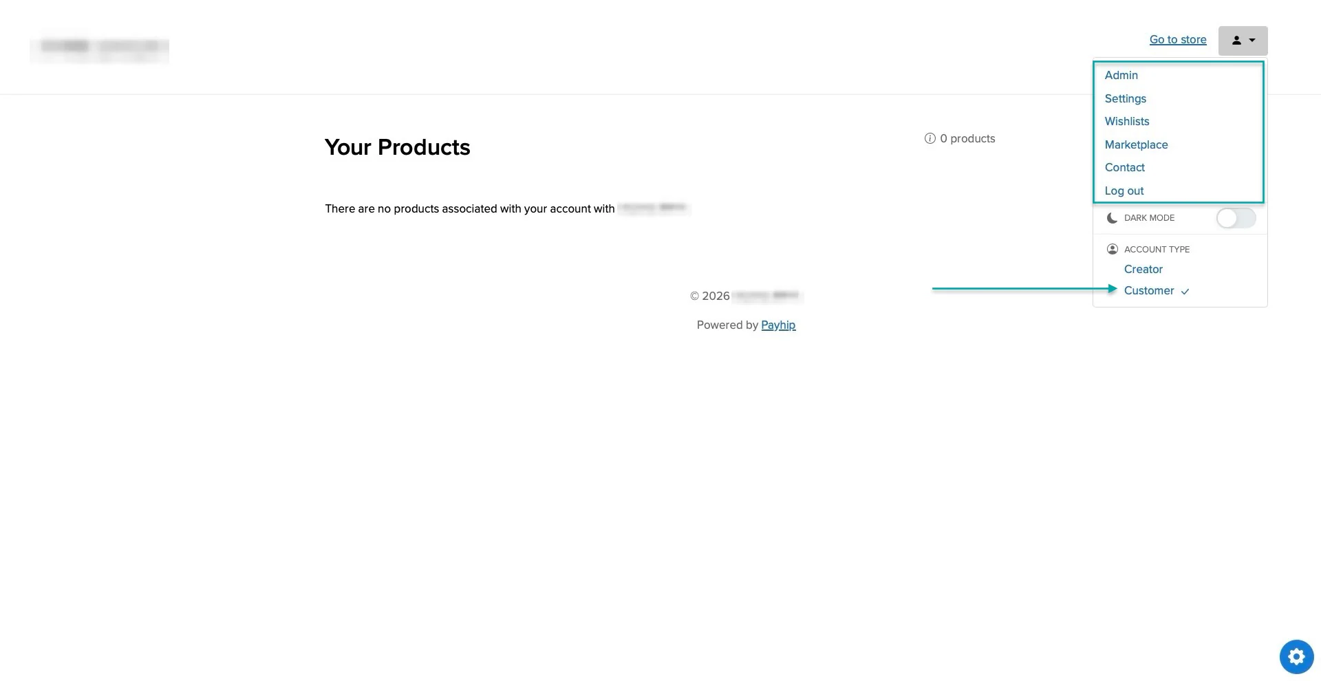 payhip vs gumroad - customer portal