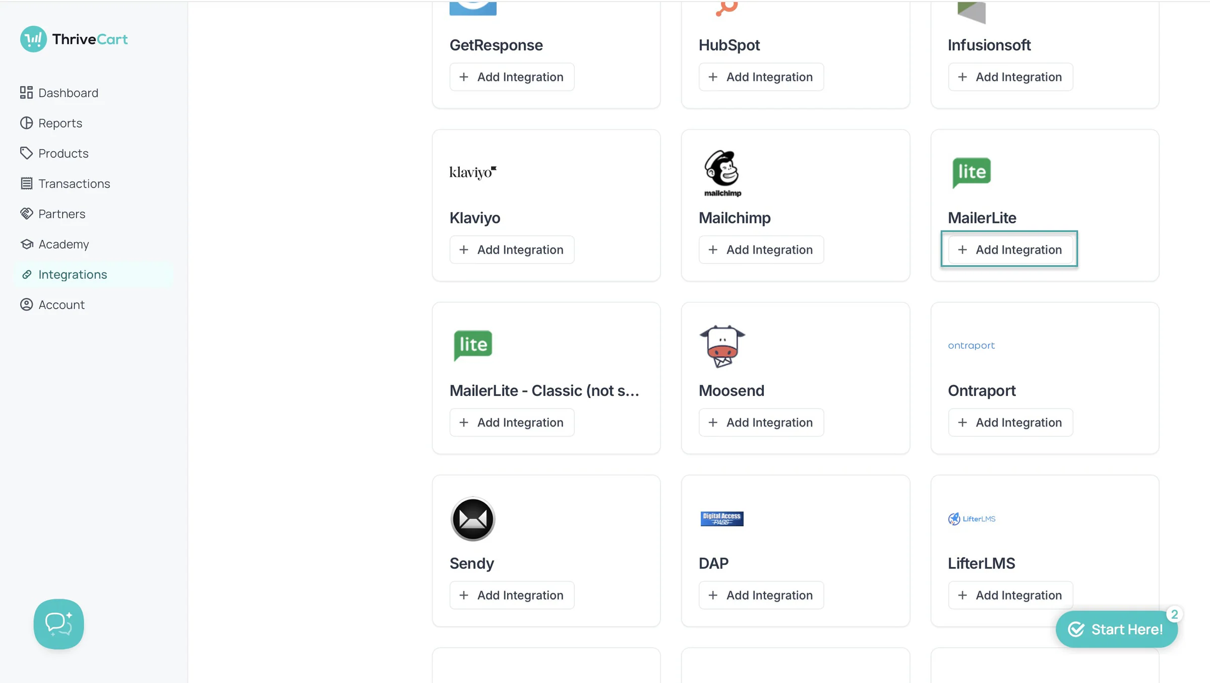 connect mailerlite
