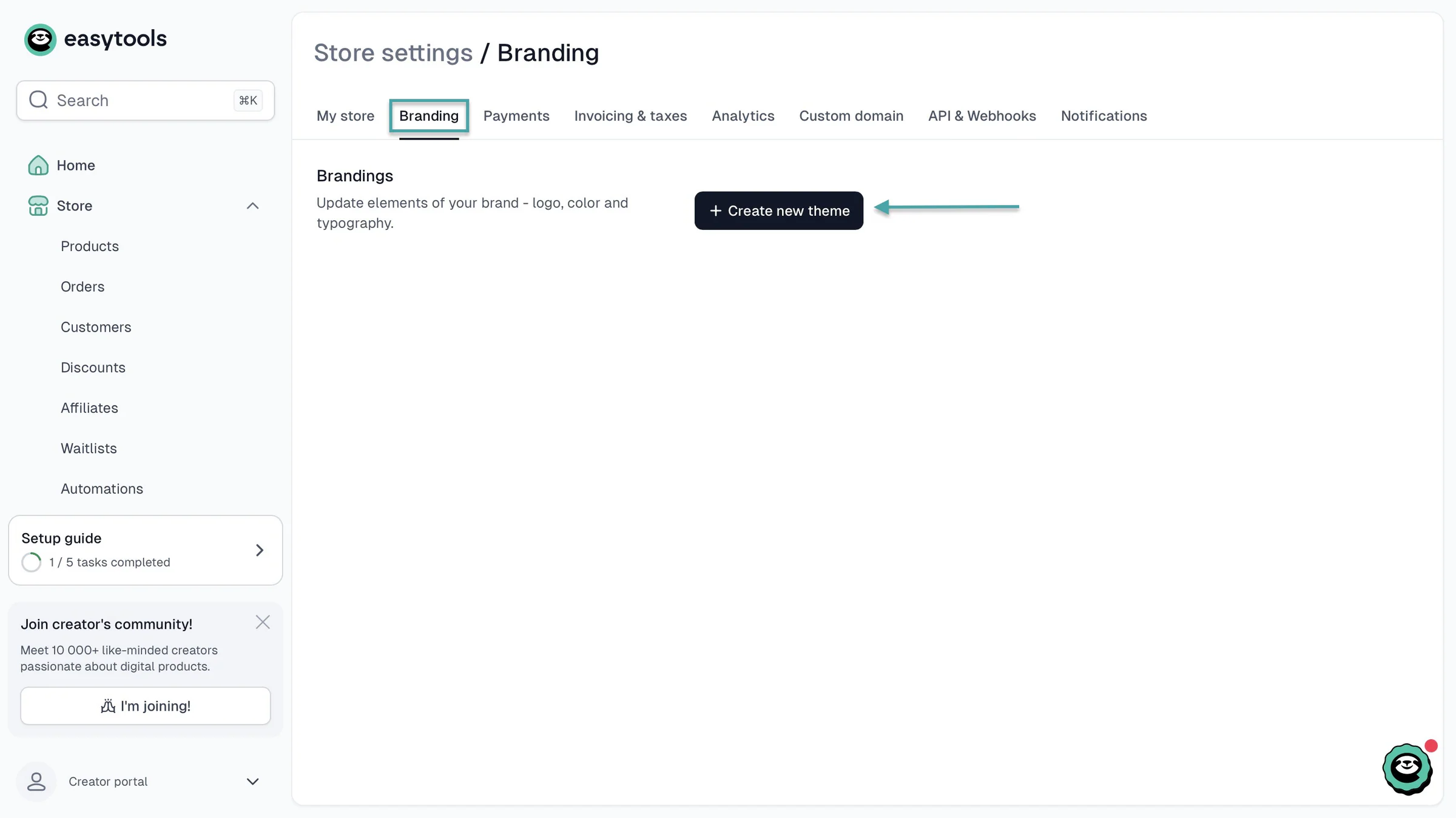 general customization on easytools