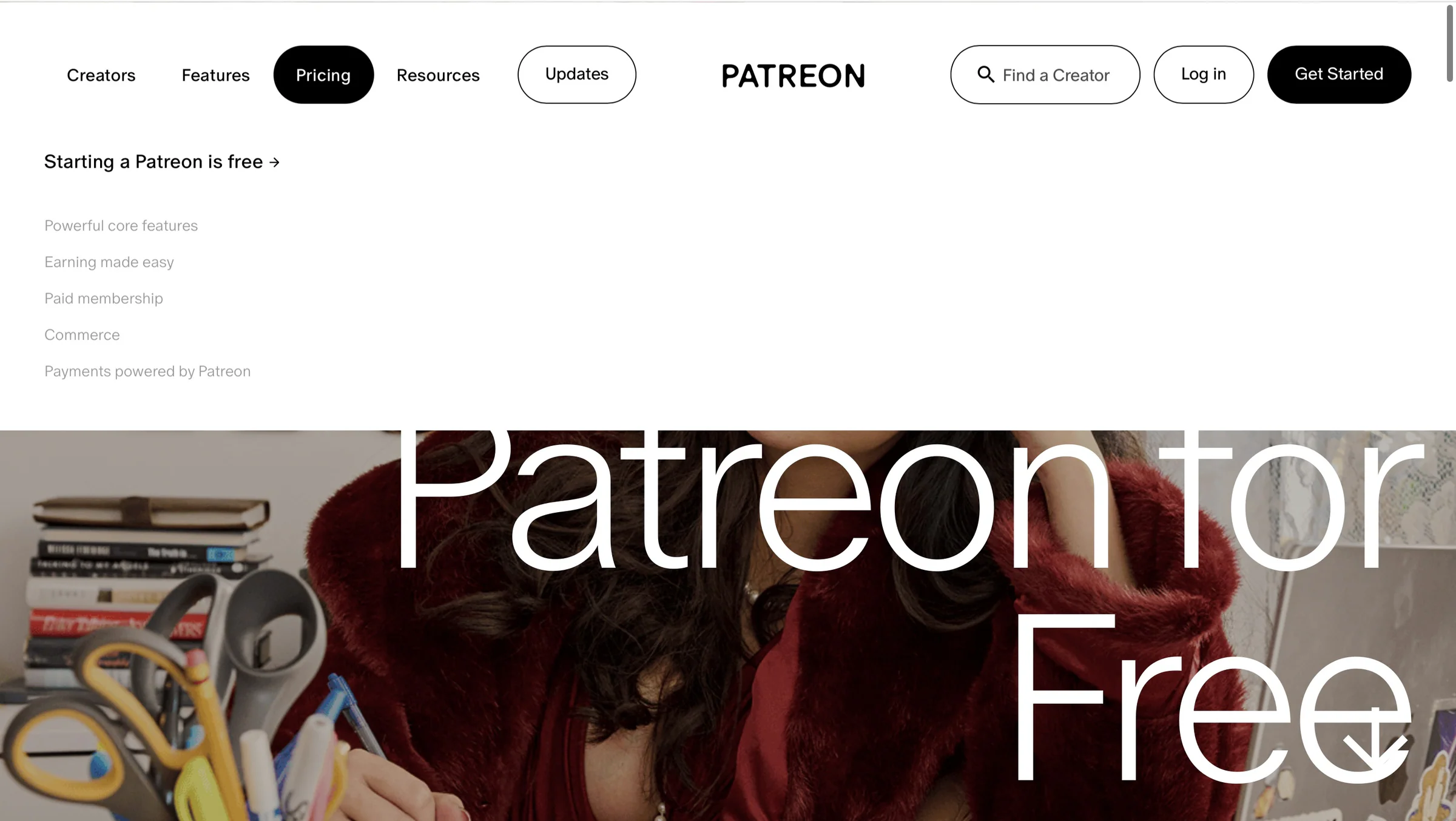 Patreon pricing