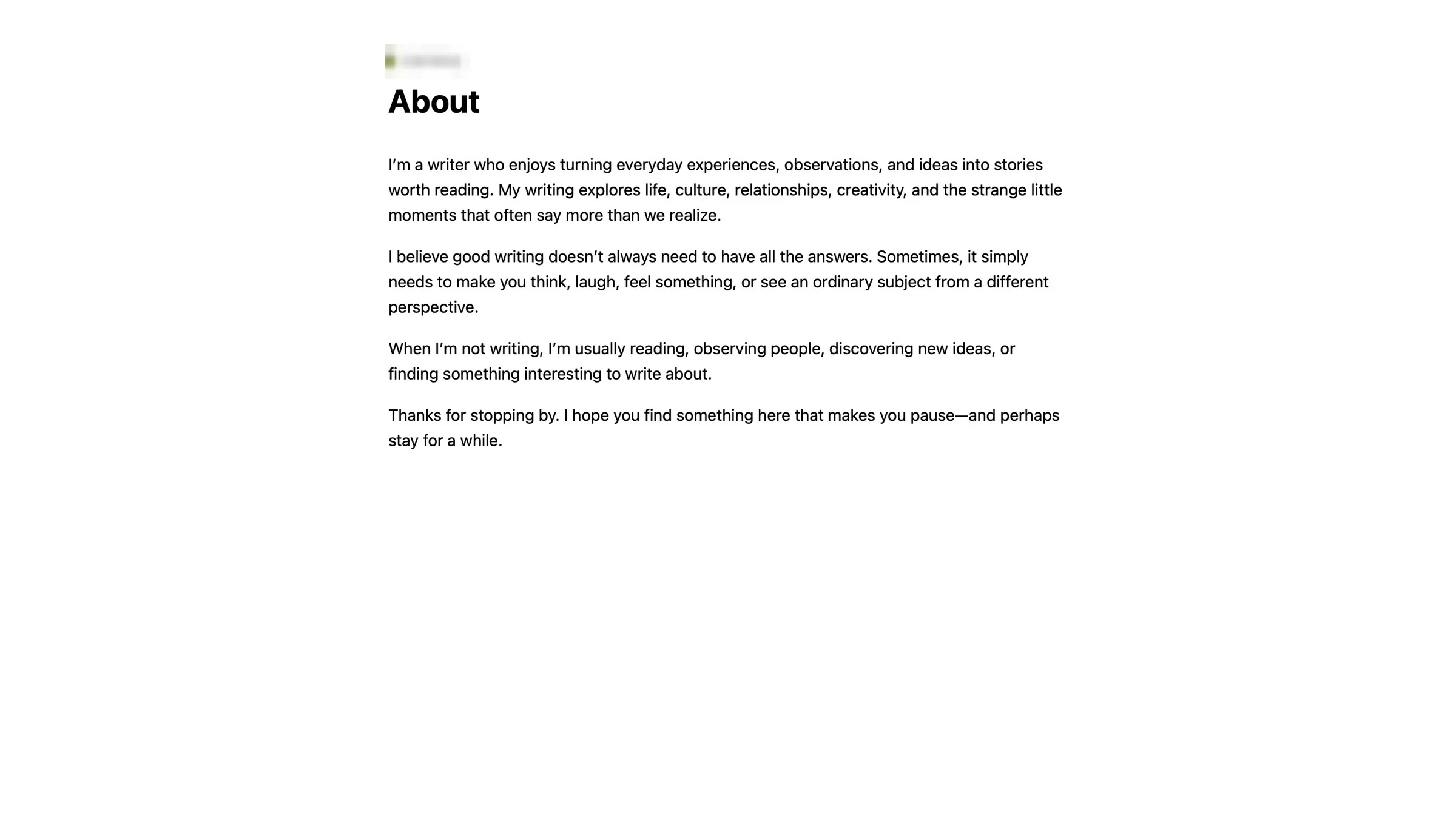 about page preview