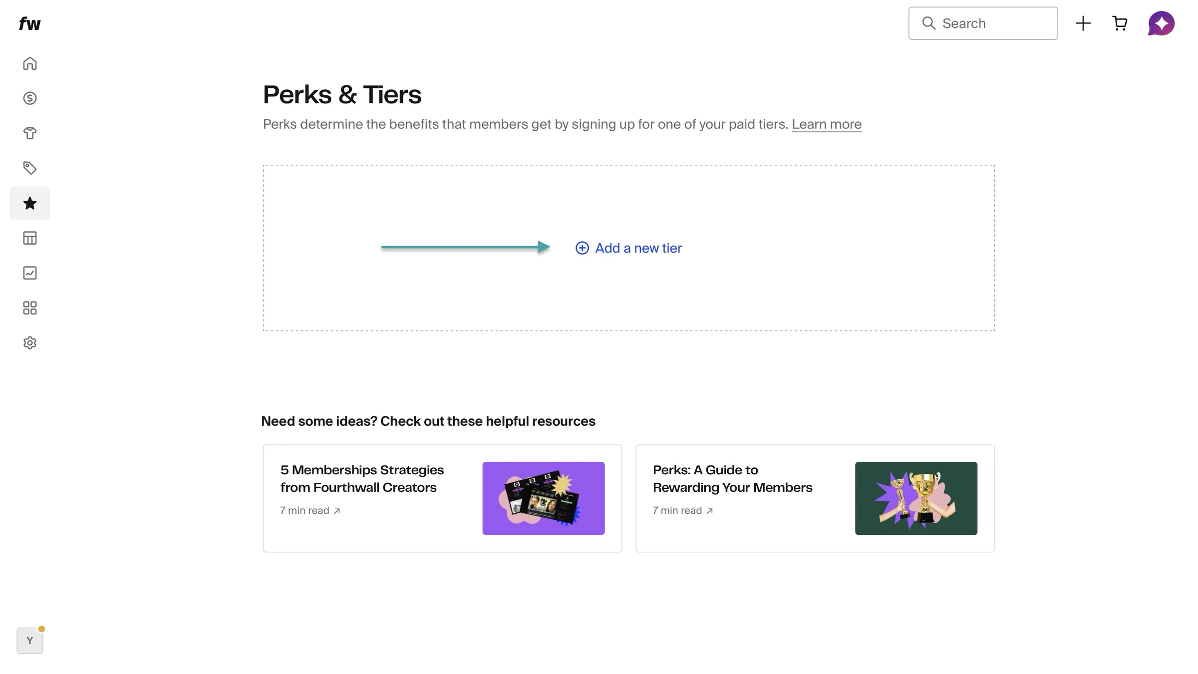 add a new tier