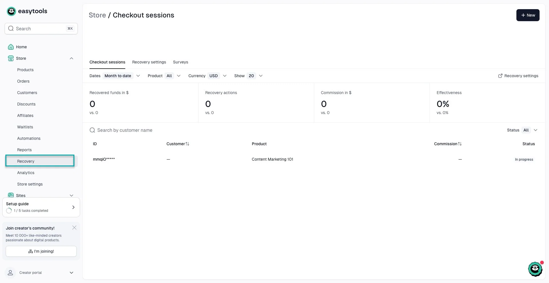 payhip vs gumroad - checkout sessions analytics